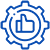 Fast response and support icon - dedicated technical team