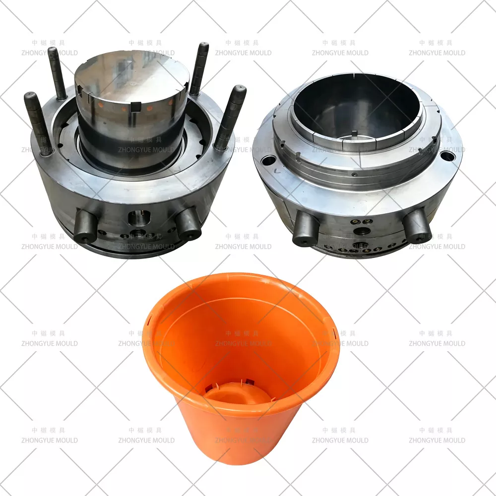 Moule de pot de fleur de plantation rond en plastique 35L