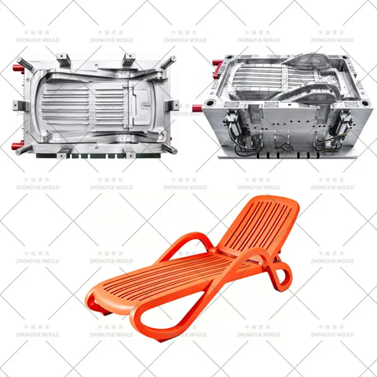 Moule de chaises longues de plage en plastique