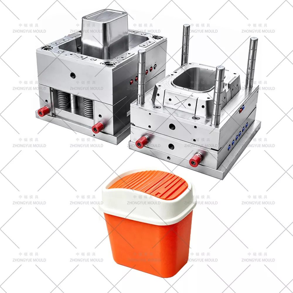 Moule de poubelle de bureau en plastique