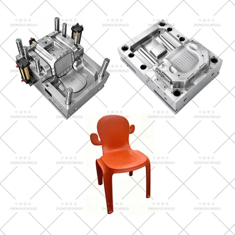 Moule de chaise d'enfant adorable d'intérieur en plastique