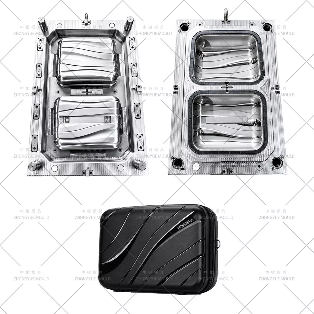 Moule à bagages par injection plastique de 14 pouces