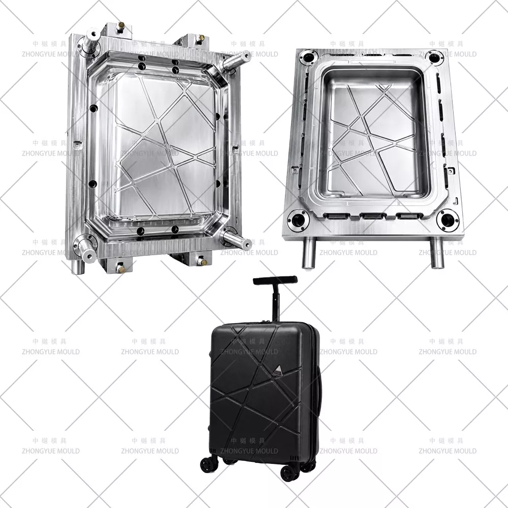Moule à bagages en plastique