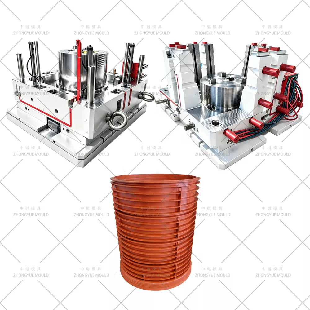 Moule d'extension de trou d'homme en plastique PP DN1000
